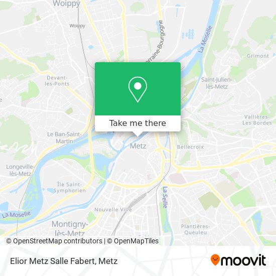 Elior Metz Salle Fabert map