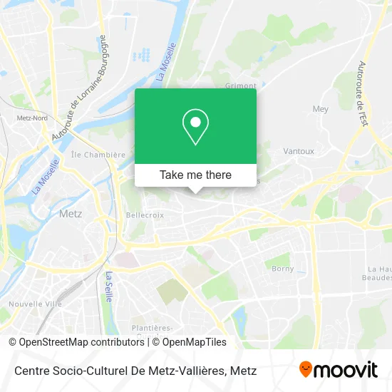 Centre Socio-Culturel De Metz-Vallières map