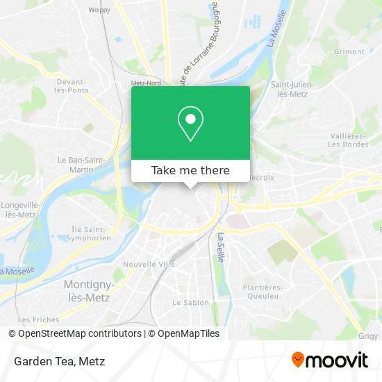 Garden Tea map
