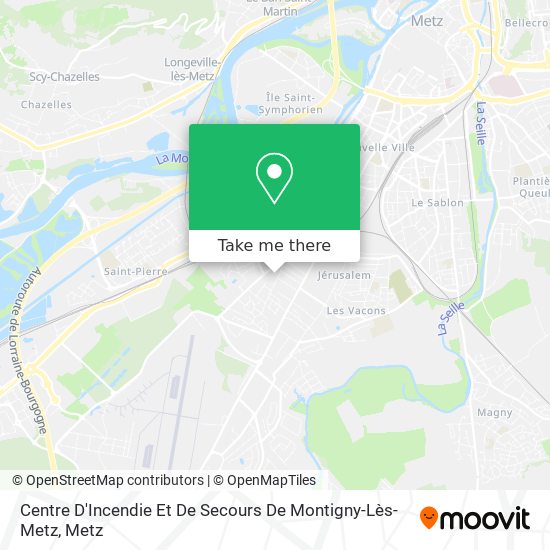 Centre D'Incendie Et De Secours De Montigny-Lès-Metz map