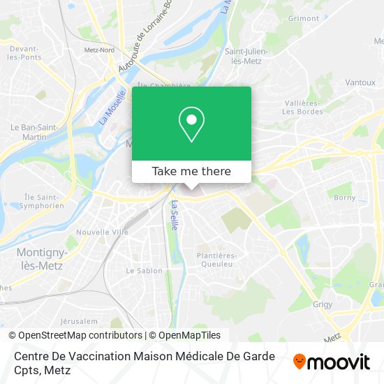 Centre De Vaccination Maison Médicale De Garde Cpts map