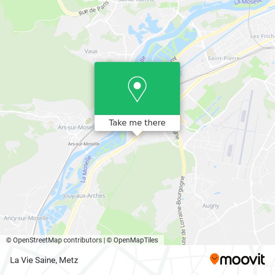 La Vie Saine map