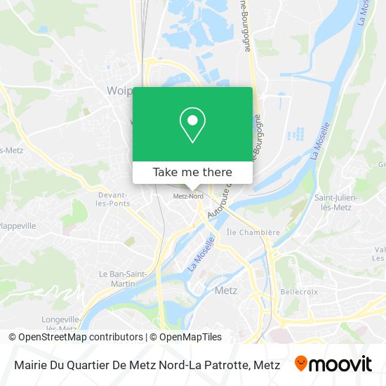 Mairie Du Quartier De Metz Nord-La Patrotte map