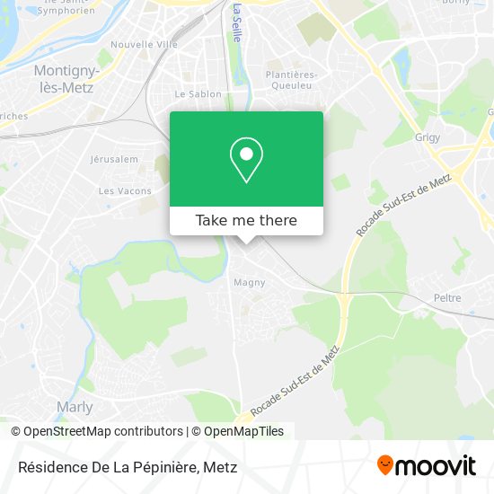 Résidence De La Pépinière map