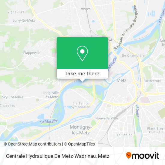 Centrale Hydraulique De Metz-Wadrinau map
