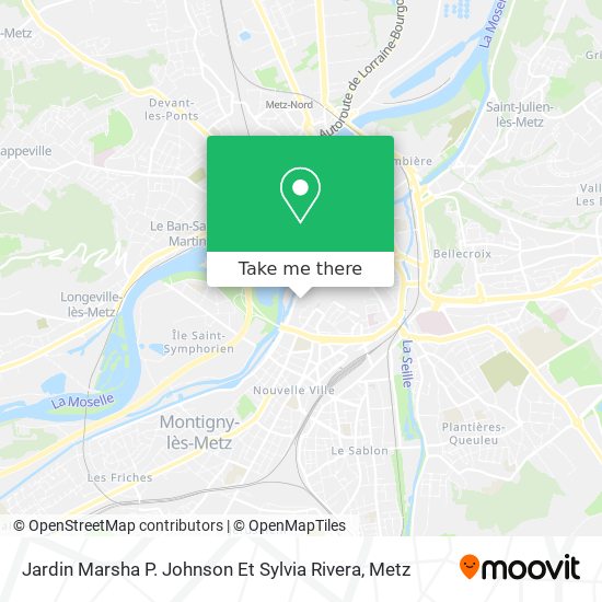 Jardin Marsha P. Johnson Et Sylvia Rivera map