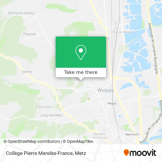 Collège Pierre Mendès-France map