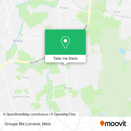 Groupe Ble Lorraine map