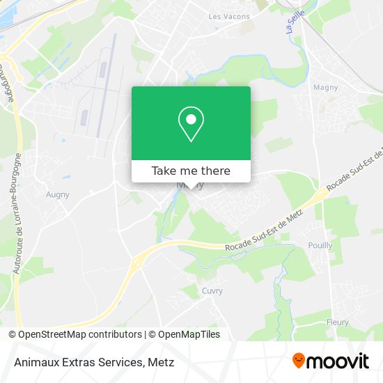 Animaux Extras Services map