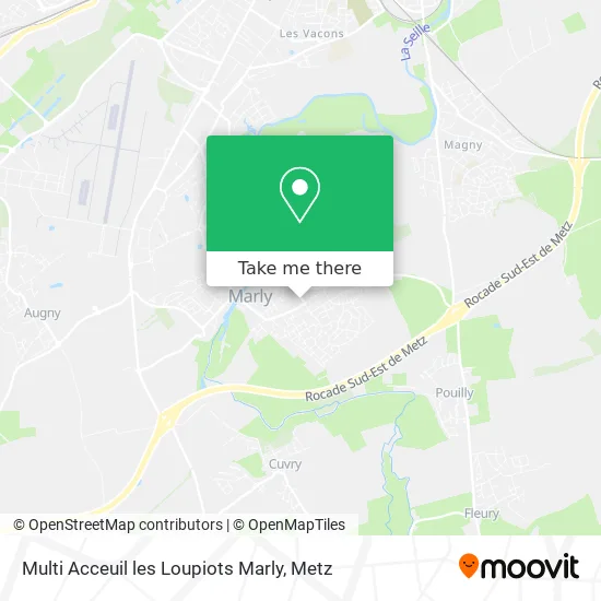 Multi Acceuil les Loupiots Marly map