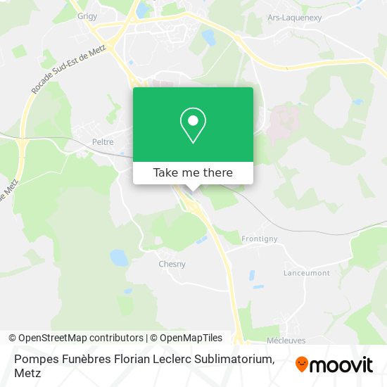 Pompes Funèbres Florian Leclerc Sublimatorium map