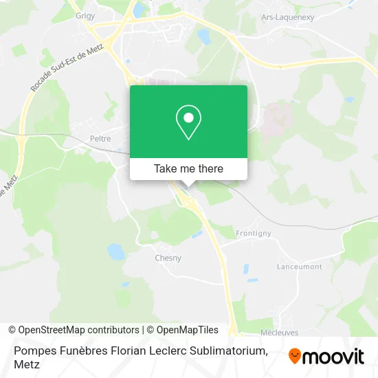 Pompes Funèbres Florian Leclerc Sublimatorium map