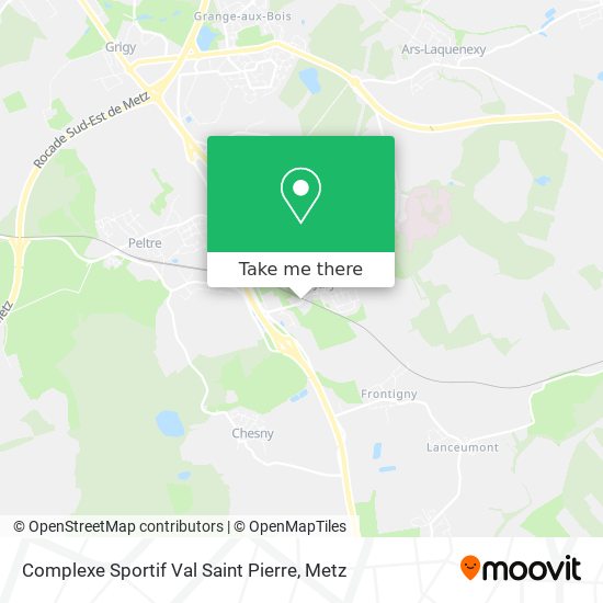 Complexe Sportif Val Saint Pierre map