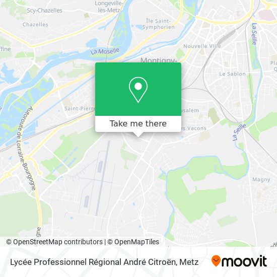 Lycée Professionnel Régional André Citroën map