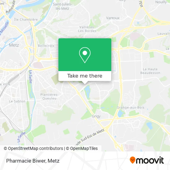 Pharmacie Biwer map