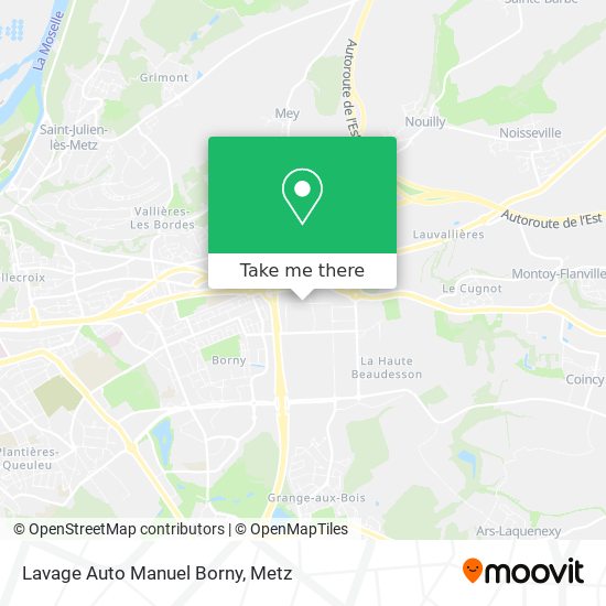 Mapa Lavage Auto Manuel Borny