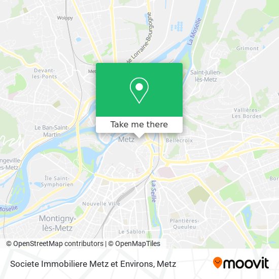 Societe Immobiliere Metz et Environs map