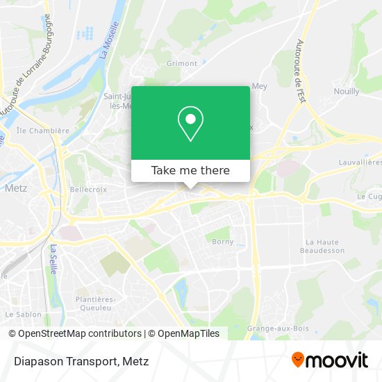 Mapa Diapason Transport