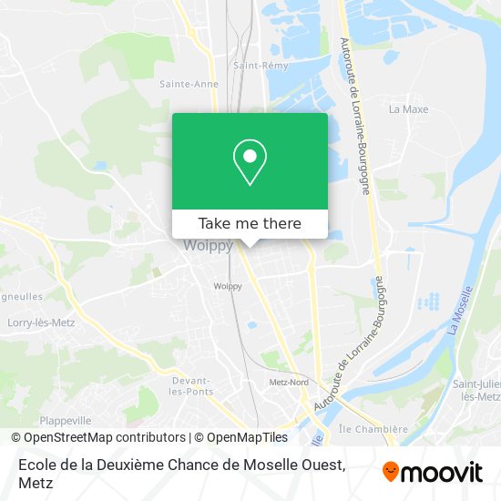 Ecole de la Deuxième Chance de Moselle Ouest map