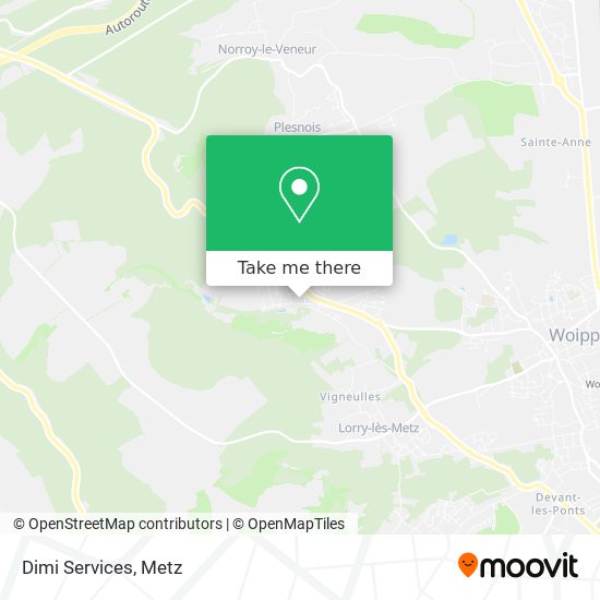 Dimi Services map