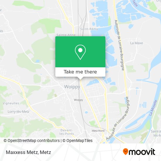 Maxxess Metz map