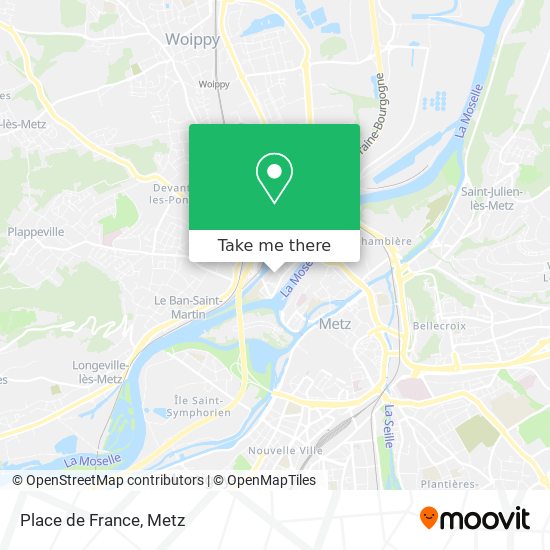 Place de France map