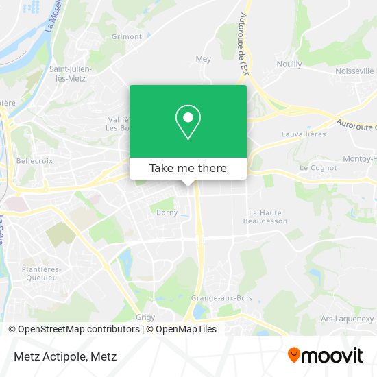 Metz Actipole map