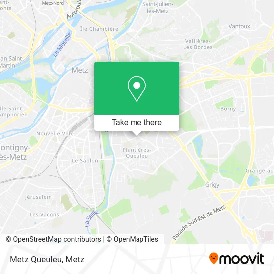 Metz Queuleu map