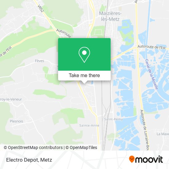 Electro Depot map