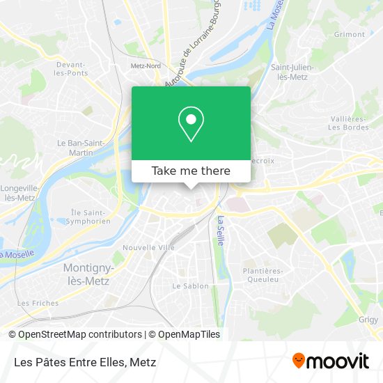 Les Pâtes Entre Elles map