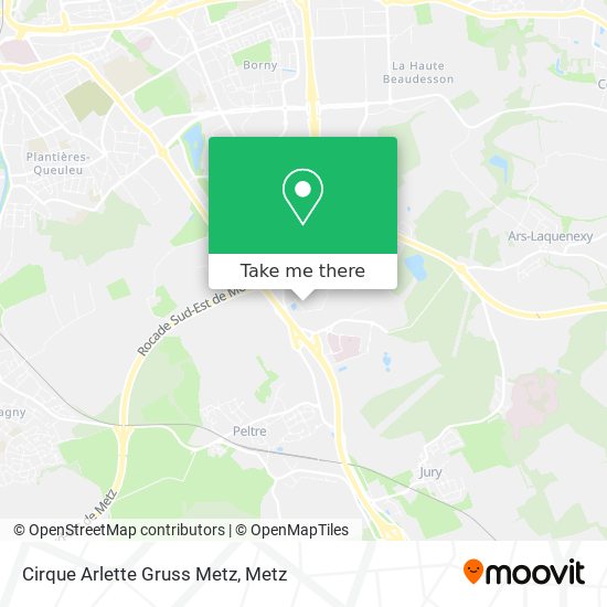 Cirque Arlette Gruss Metz map