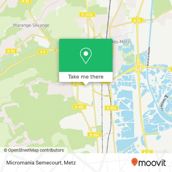 Micromania Semecourt map