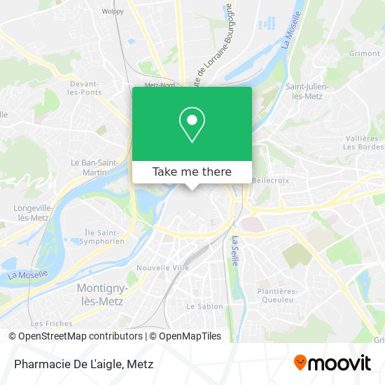 Mapa Pharmacie De L'aigle