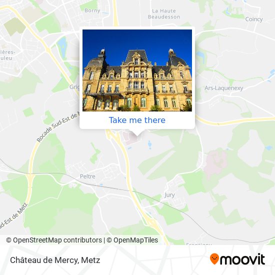 Mapa Château de Mercy