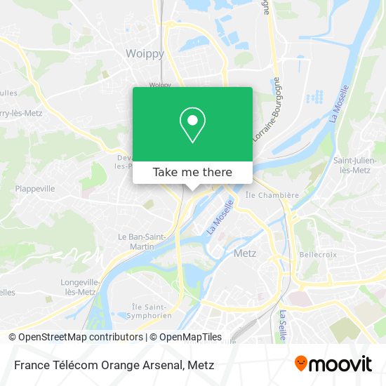 Mapa France Télécom Orange Arsenal