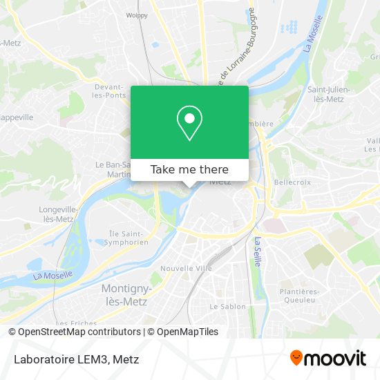 Laboratoire LEM3 map