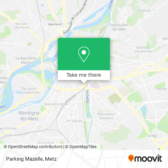 Parking Mazelle map