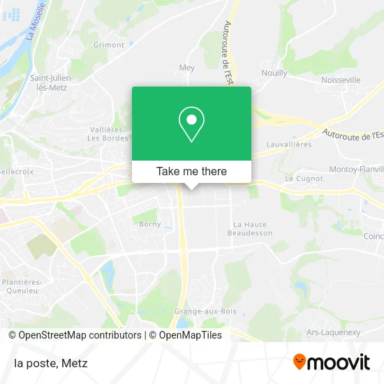 la poste map
