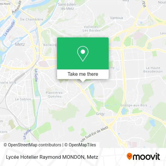 Lycée Hotelier Raymond MONDON map