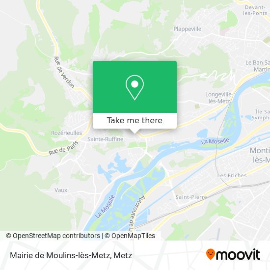 Mairie de Moulins-lès-Metz map