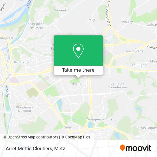 Arrêt Mettis Cloutiers map