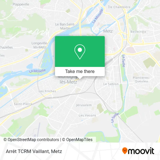 Arrêt TCRM Vaillant map