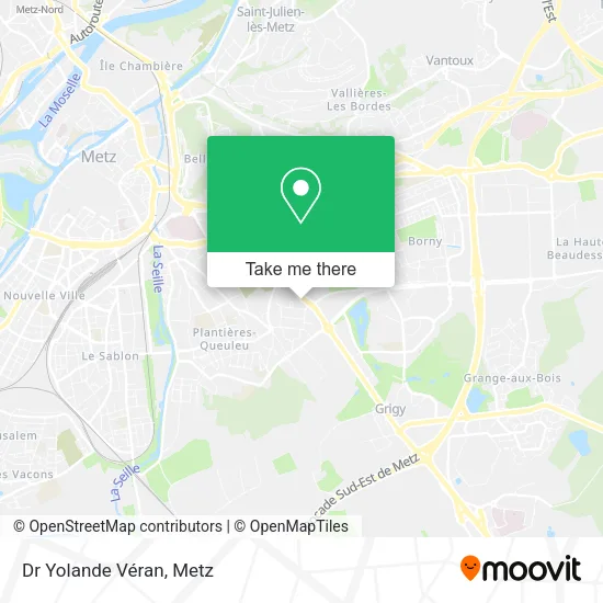 Dr Yolande Véran map