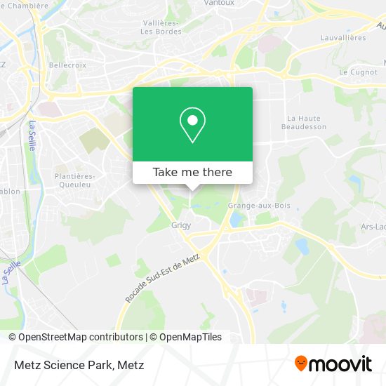 Metz Science Park map