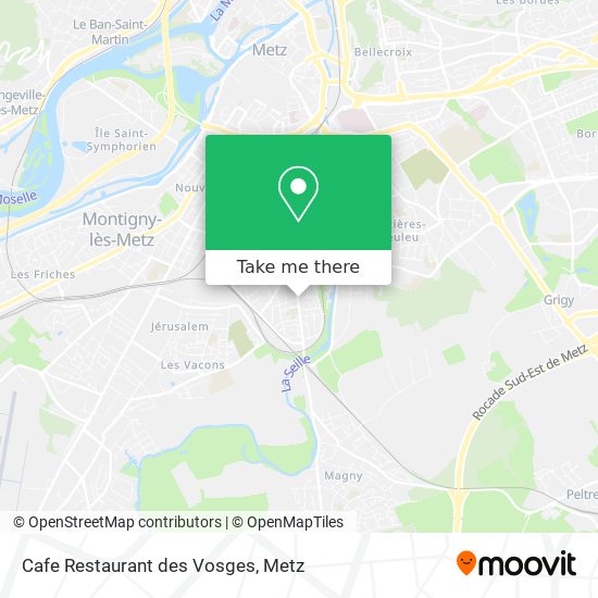 Cafe Restaurant des Vosges map