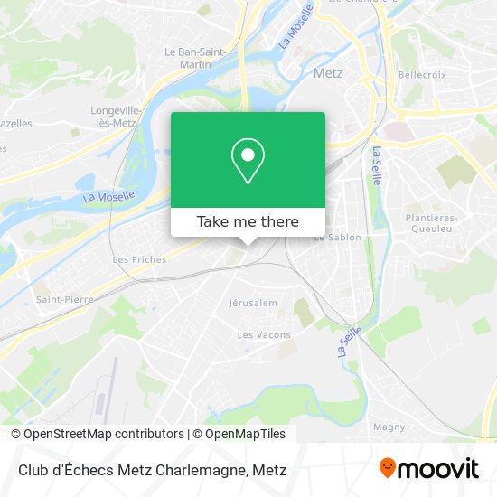 Club d'Échecs Metz Charlemagne map