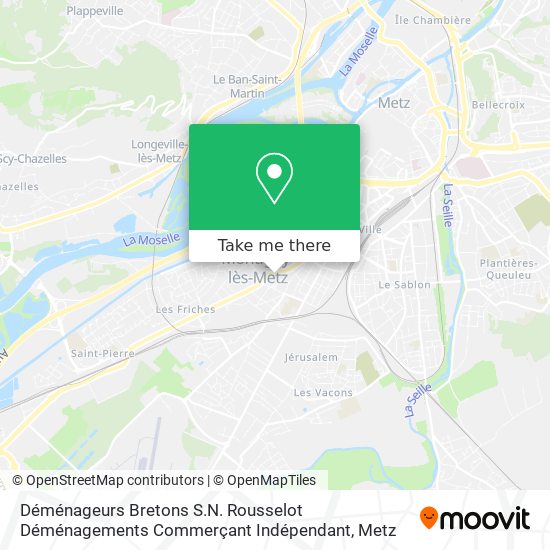 Déménageurs Bretons S.N. Rousselot Déménagements Commerçant Indépendant map
