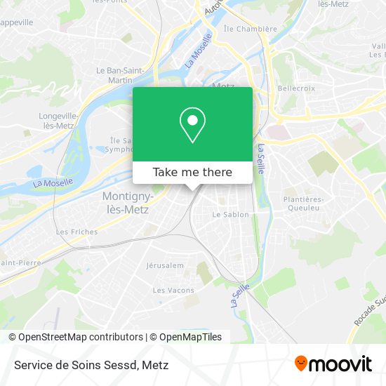 Service de Soins Sessd map