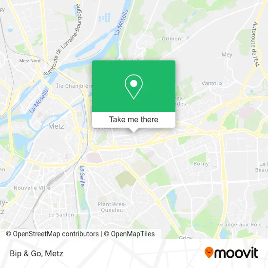 Bip & Go map