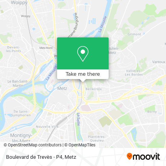 Boulevard de Trevès - P4 map